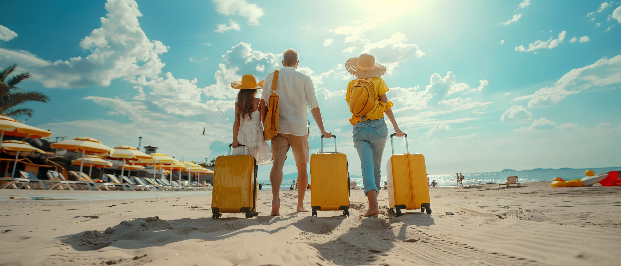 Family Vacation Begins With Sunshine